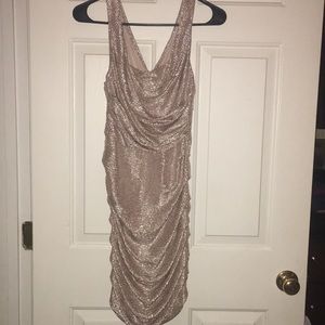 Occasion dress with ruching